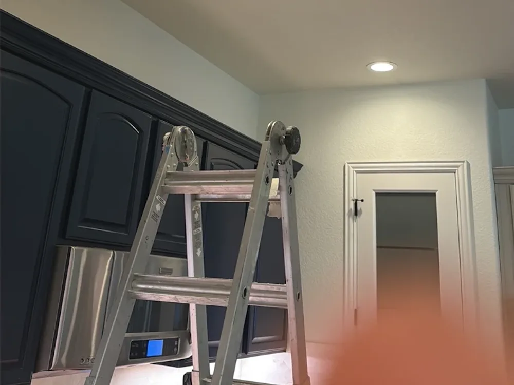 Recessed lighting and ceiling finish work by Sua's Handyman Services
